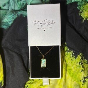 The Moon 🌙 tarot card 18kt gold plated AUTHENTIC Necklace The Crystal Babes